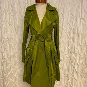 Green Coat With Exquisite Detail